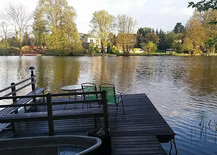 Tatil Evi Holzhaus Am See Zernsdorf